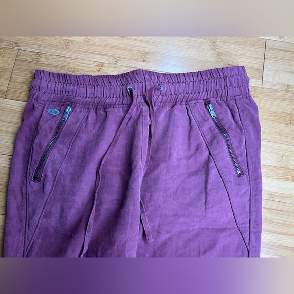edc Since 98 womens maroon Drawstring Casual button hem pants w/pocket|SZ:32 Reg - Picture 10 of 16
